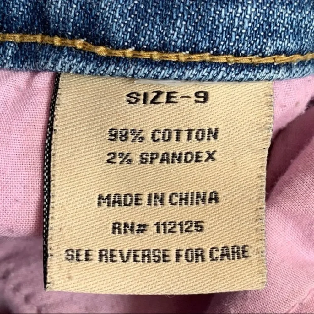 C Pink Denim Shorts 9‎